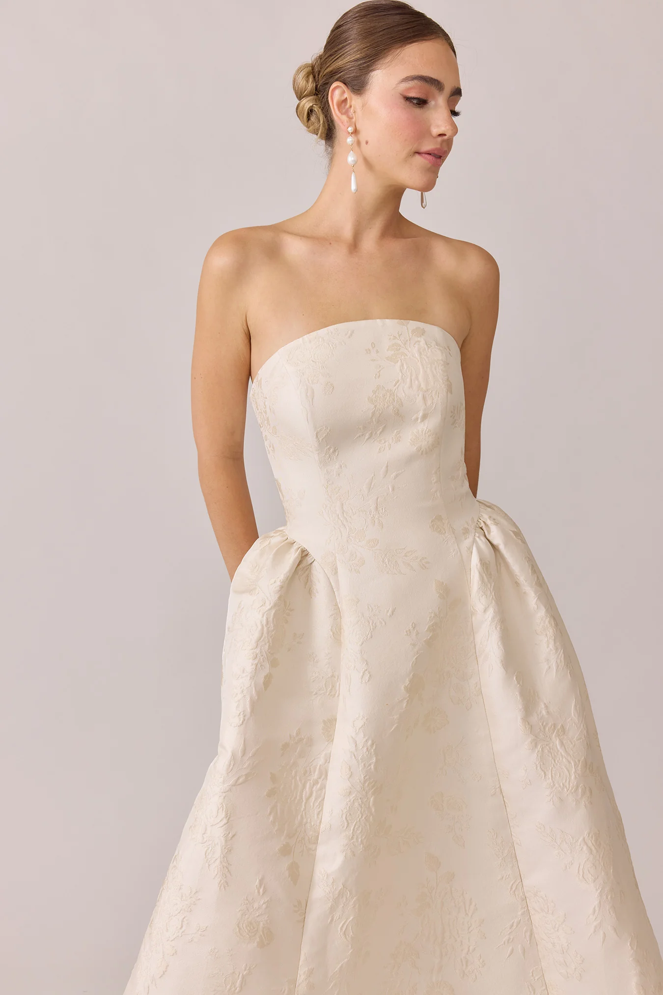Sofia Jacquard Dress | Made To Order - Image 29