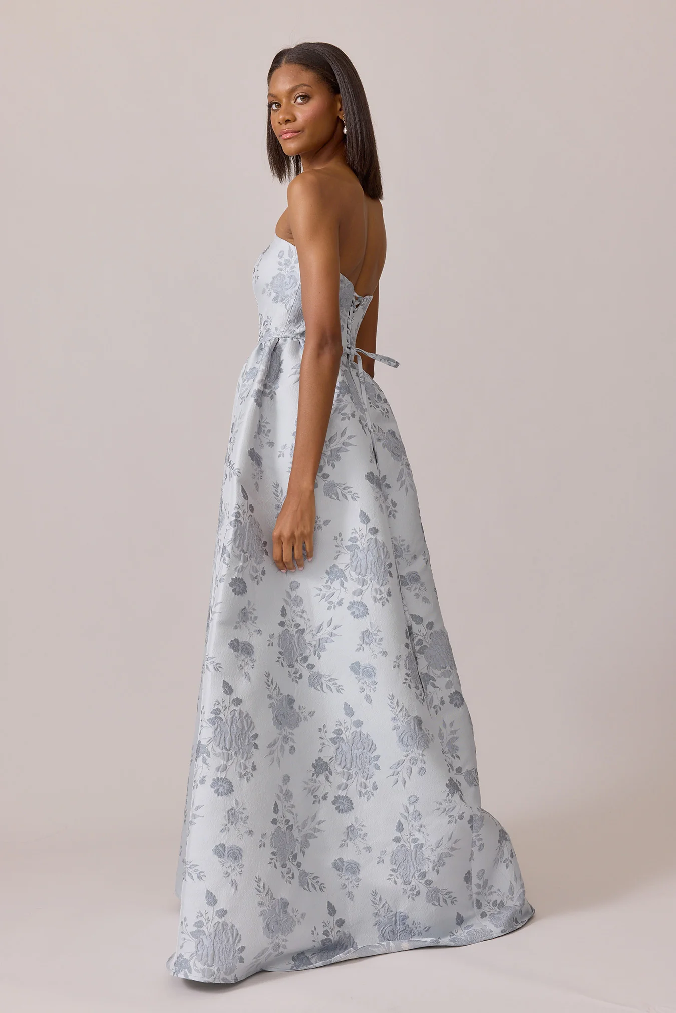 Sofia Jacquard Dress | Made To Order - Image 3