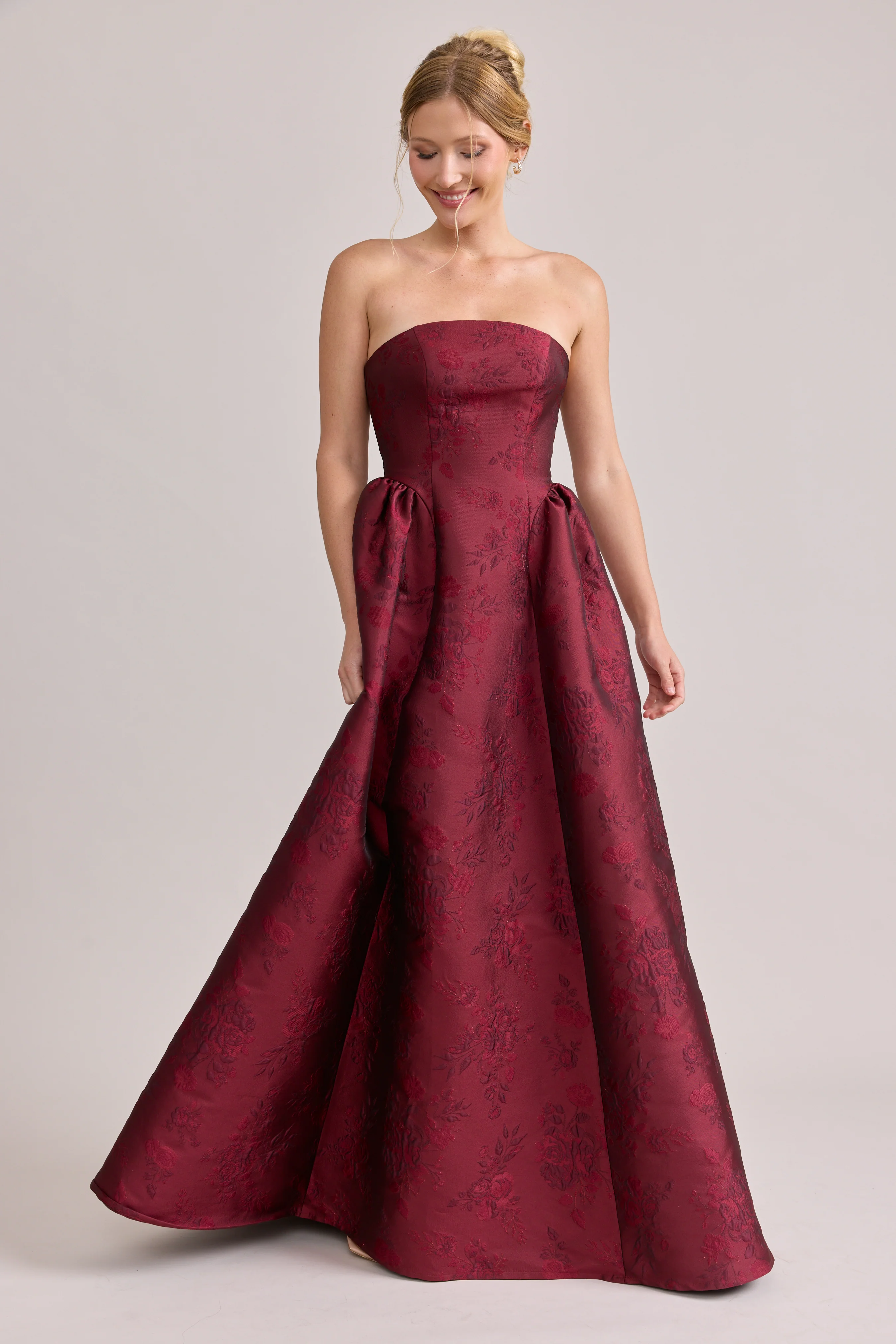 Sofia Jacquard Dress | Made To Order - Image 50