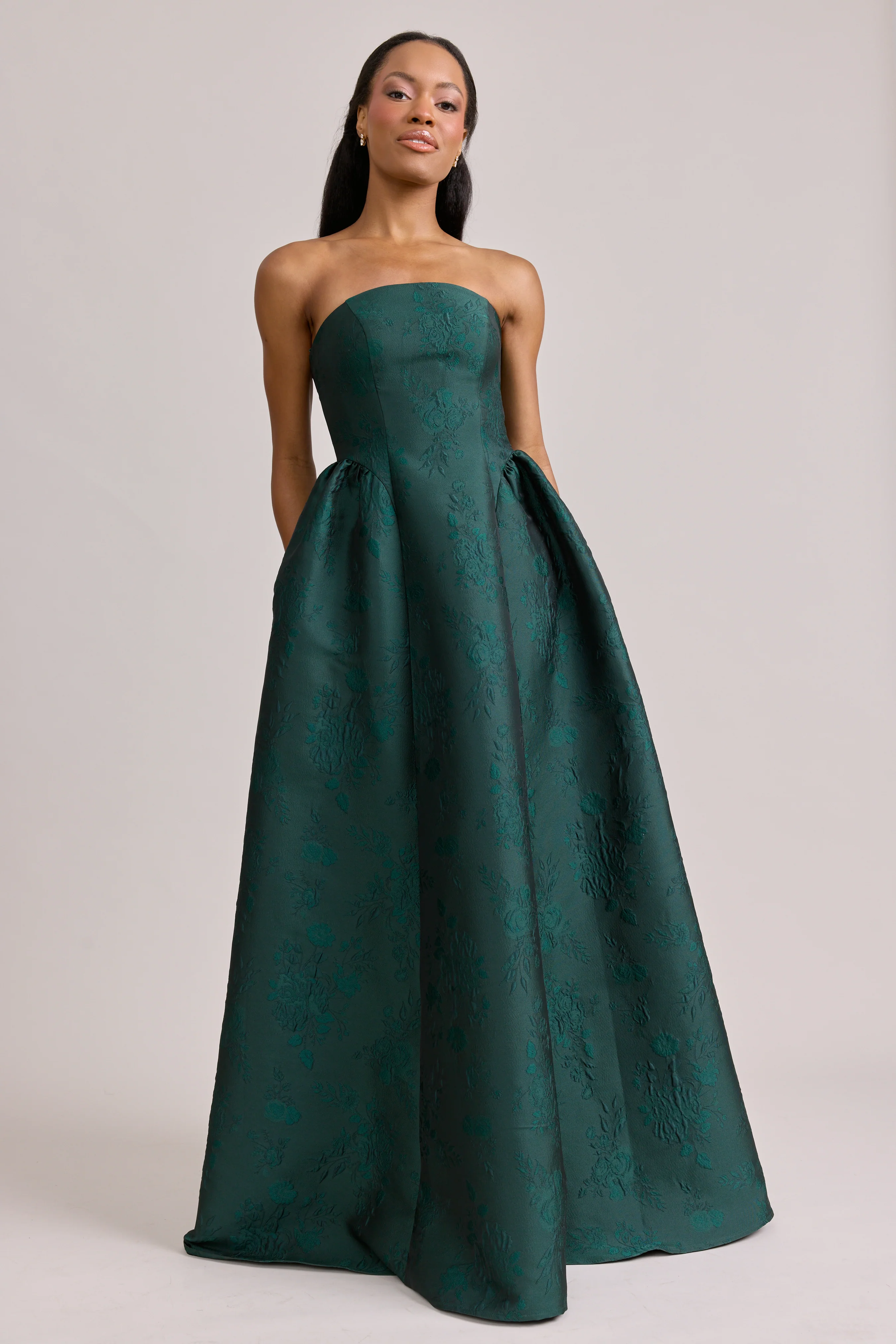 Sofia Jacquard Dress | Made To Order - Image 52