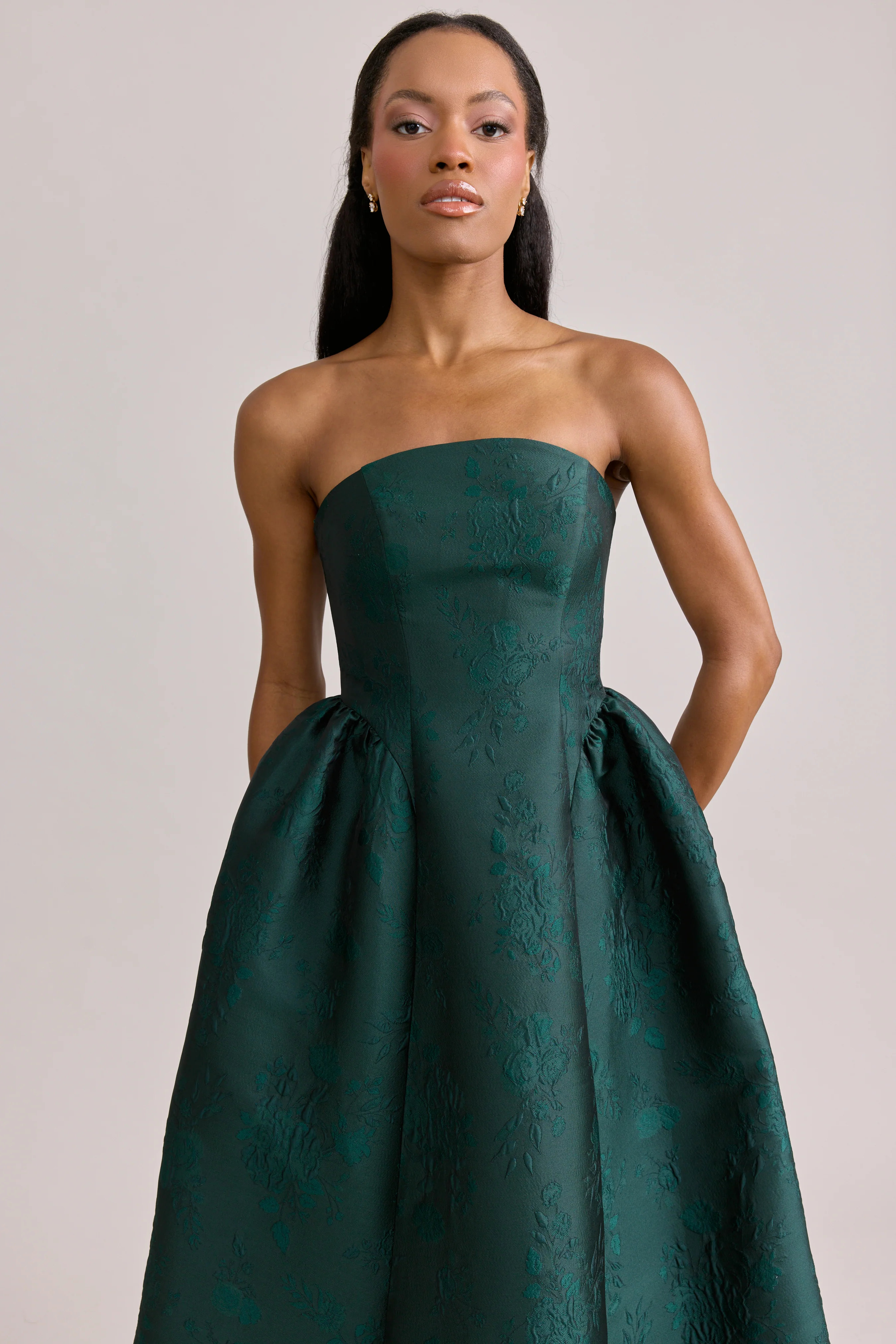 Sofia Jacquard Dress | Made To Order - Image 53