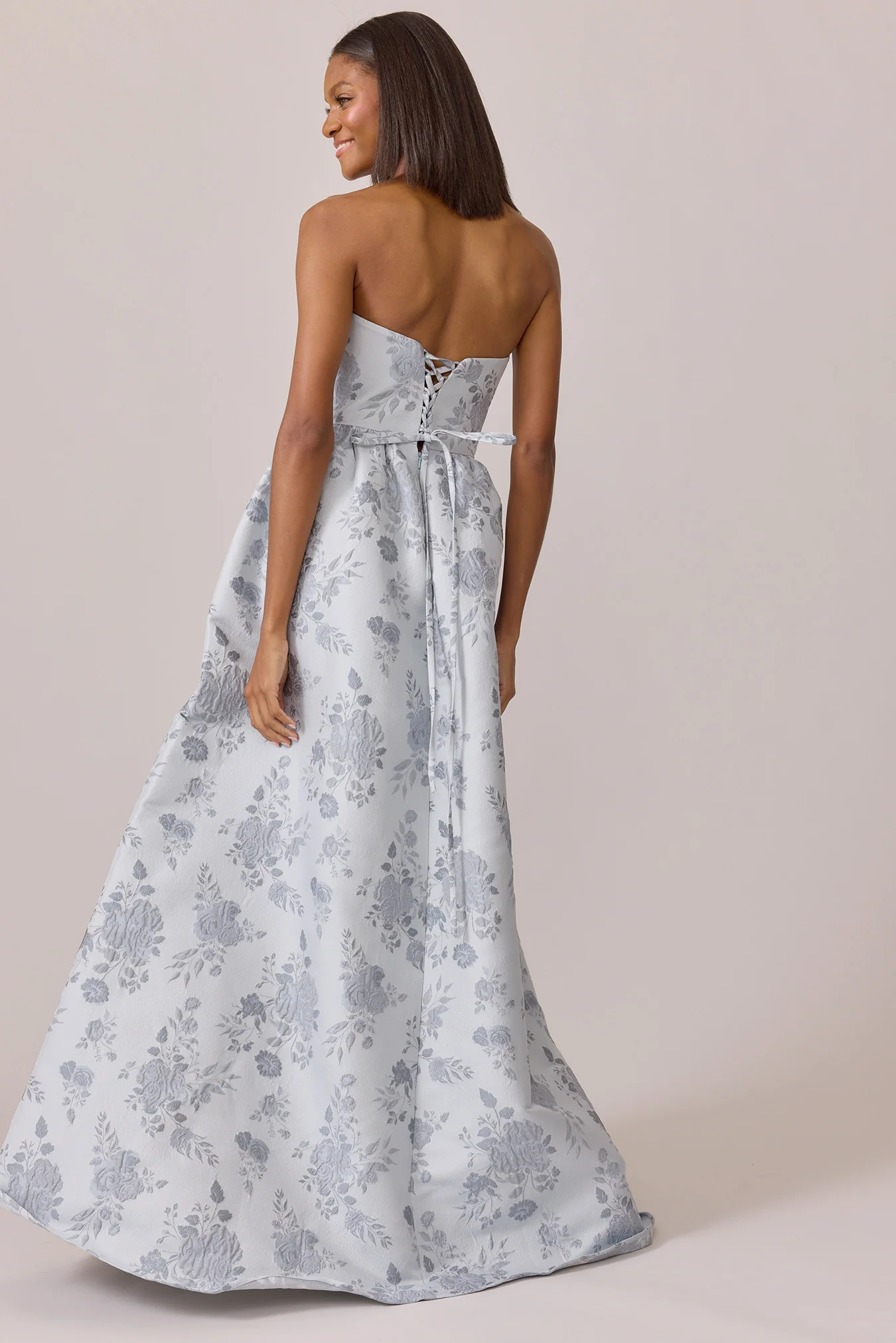 Sofia Jacquard Dress | Made To Order - Image 6