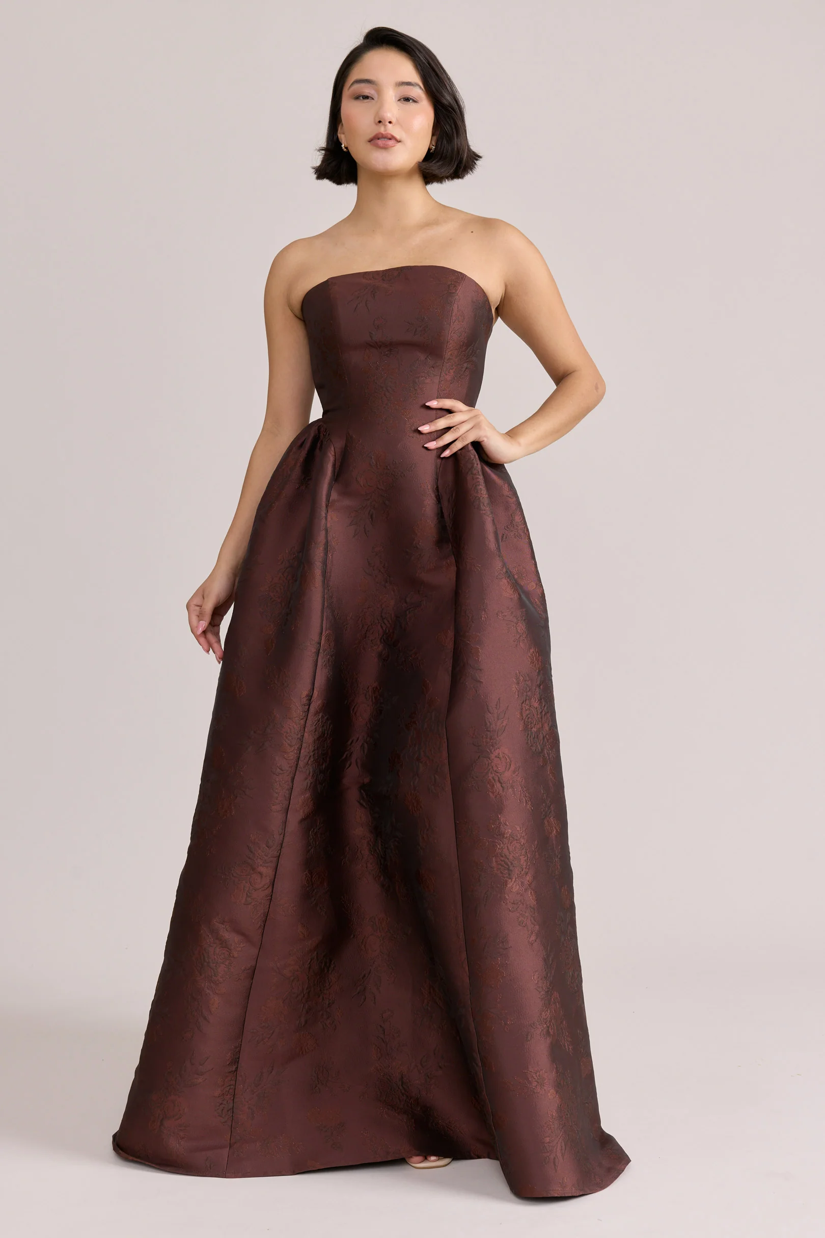 Sofia Jacquard Dress | Made To Order - Image 8