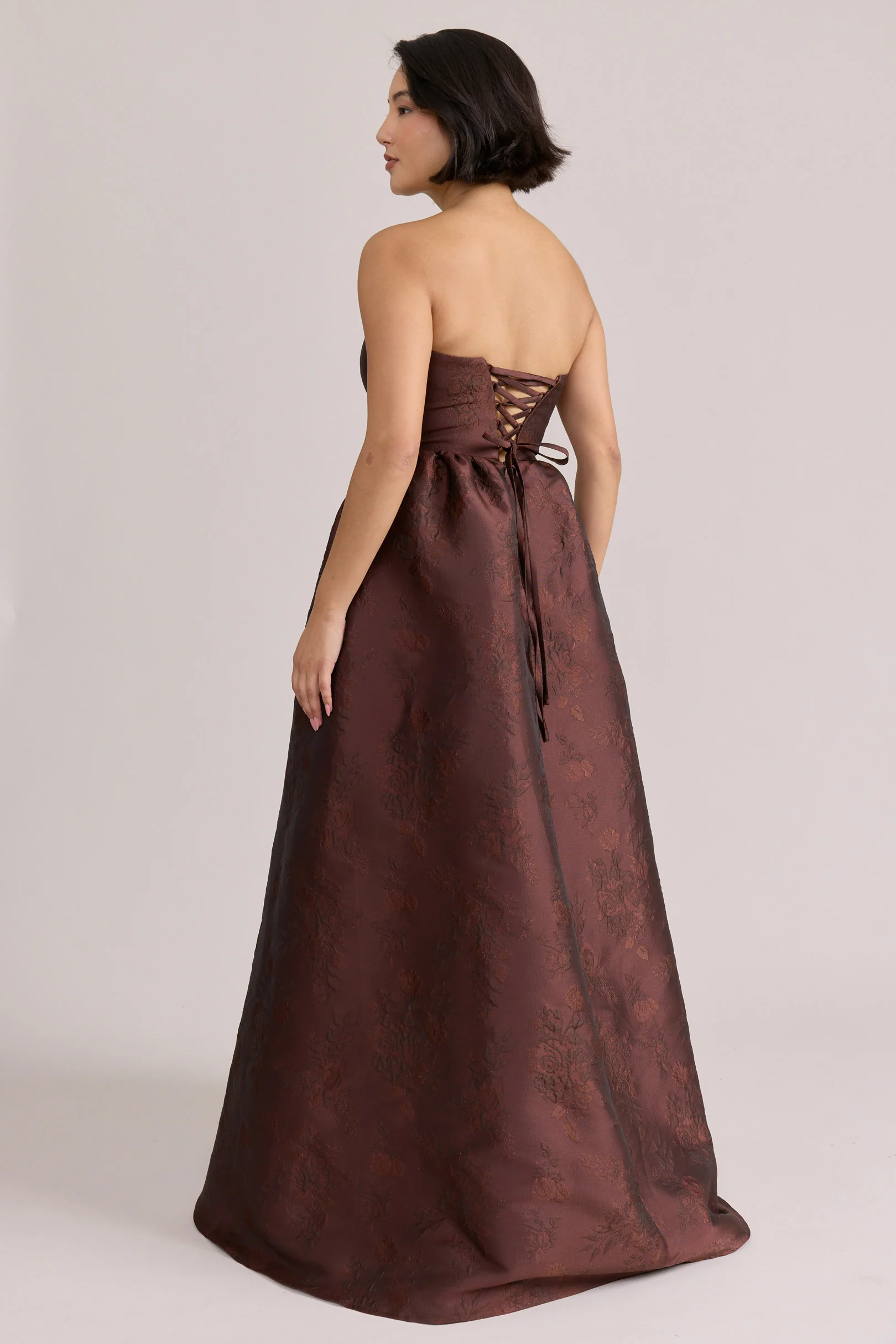 Sofia Jacquard Dress | Made To Order - Image 9