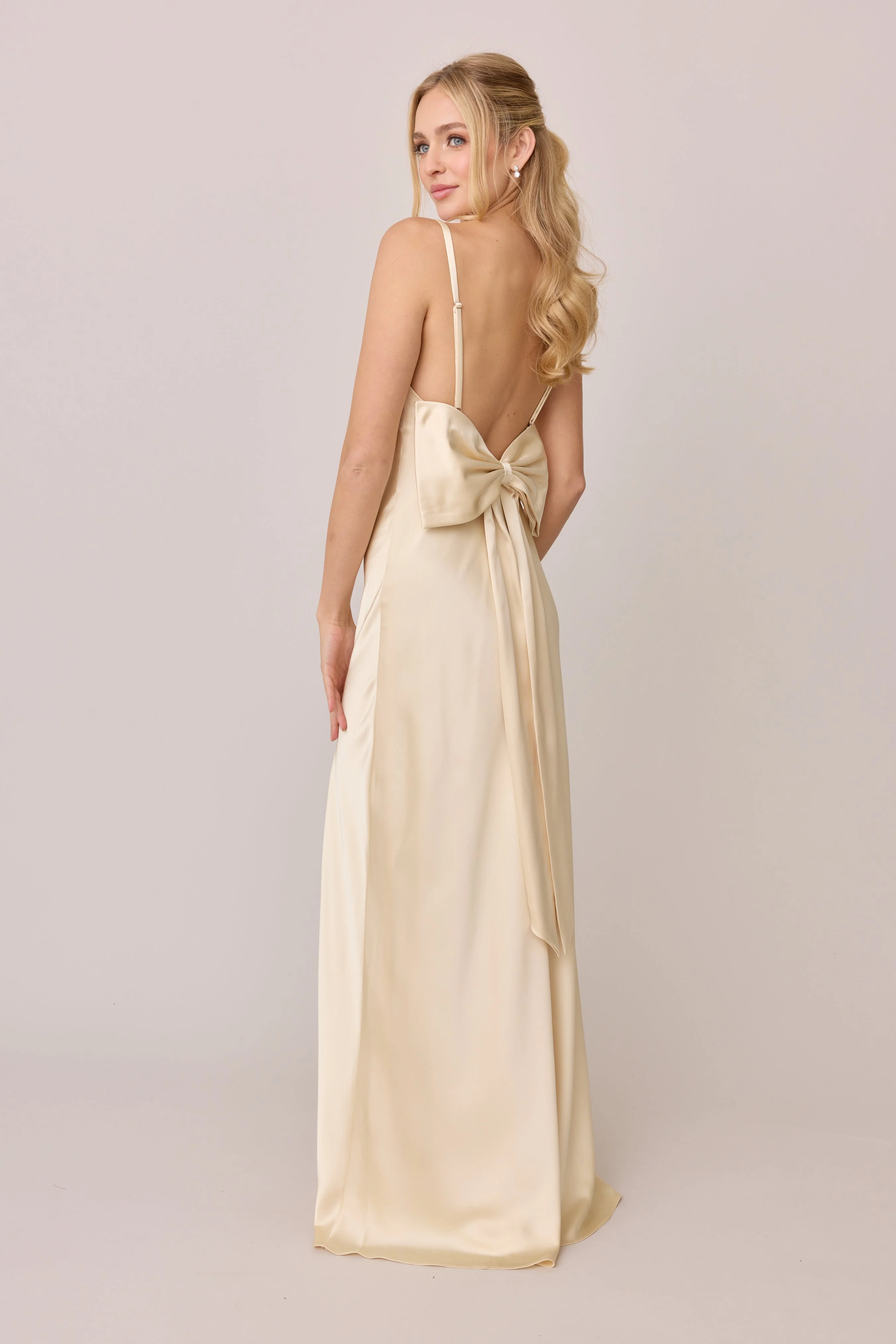 Steph Satin Dress | Made To Order - Image 160