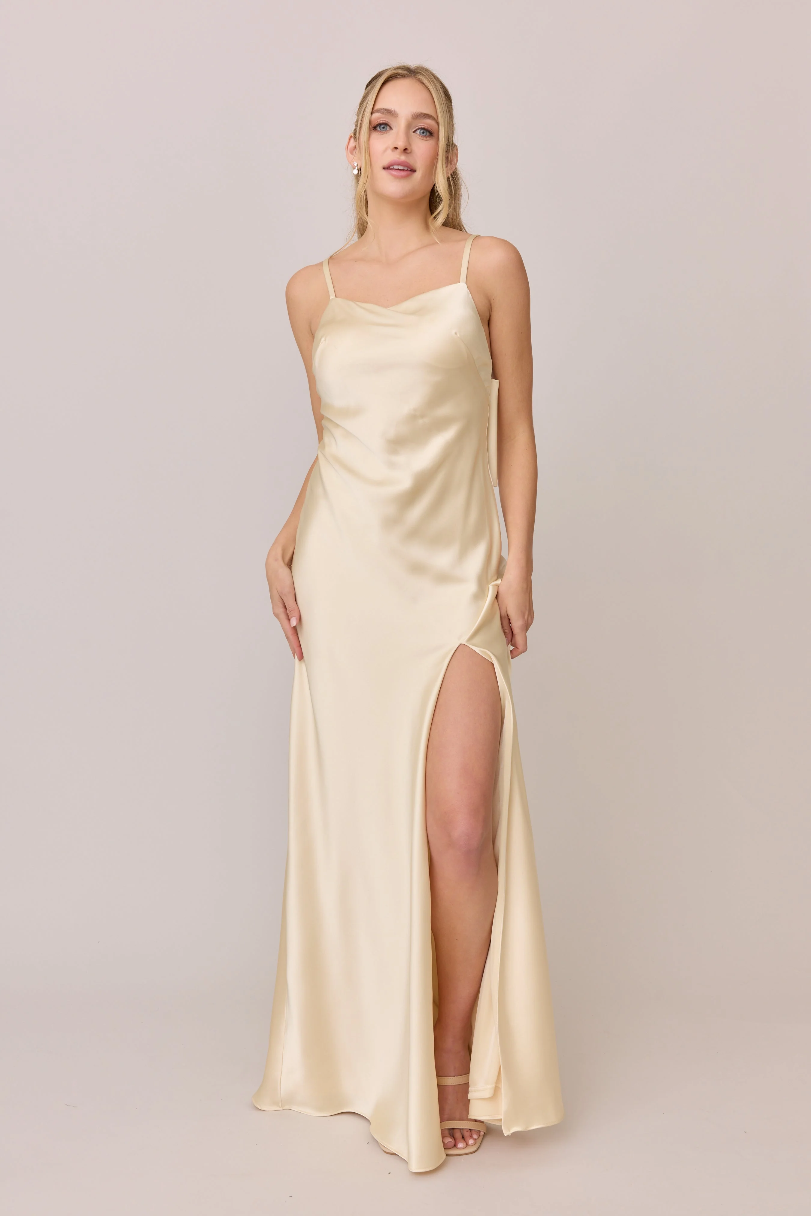Steph Satin Dress | Made To Order - Image 161