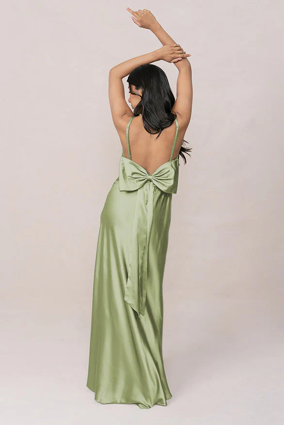 Steph Satin Dress | Made To Order - Image 163