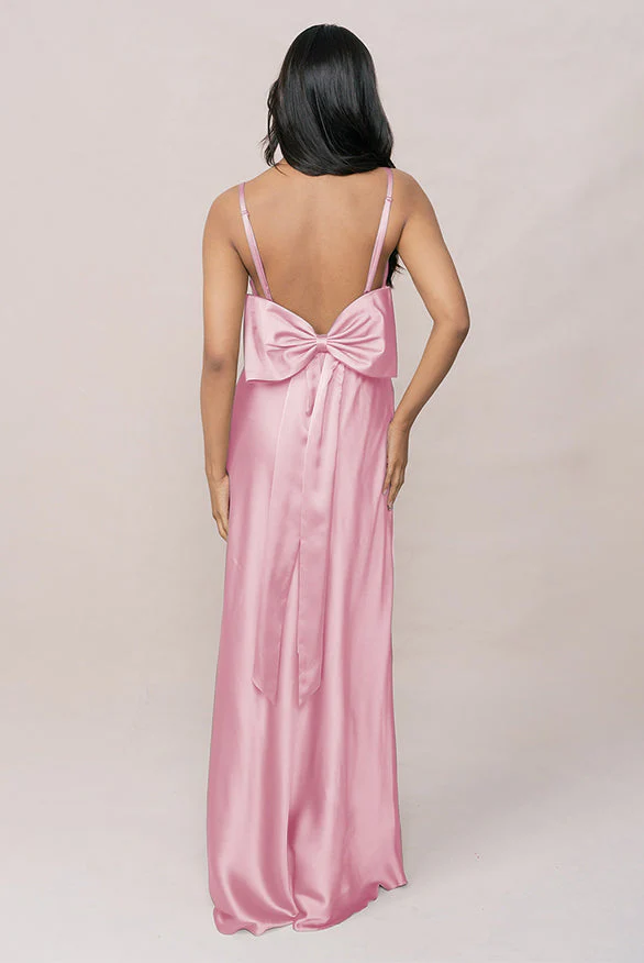Steph Satin Dress | Made To Order - Image 166