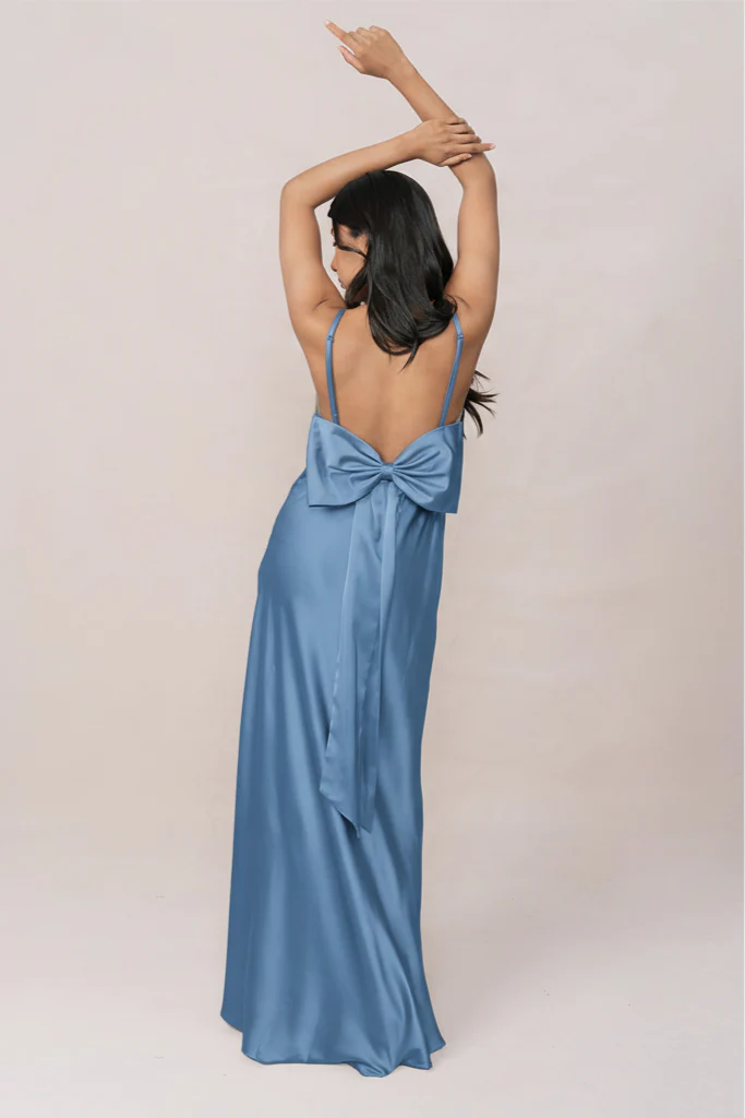 Steph Satin Dress | Made To Order - Image 170