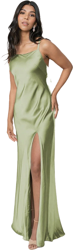 Steph Satin Dress | Made To Order - Image 171