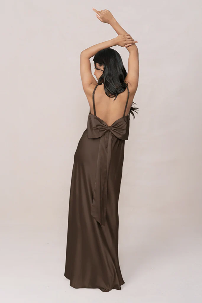 Steph Satin Dress | Made To Order - Image 176