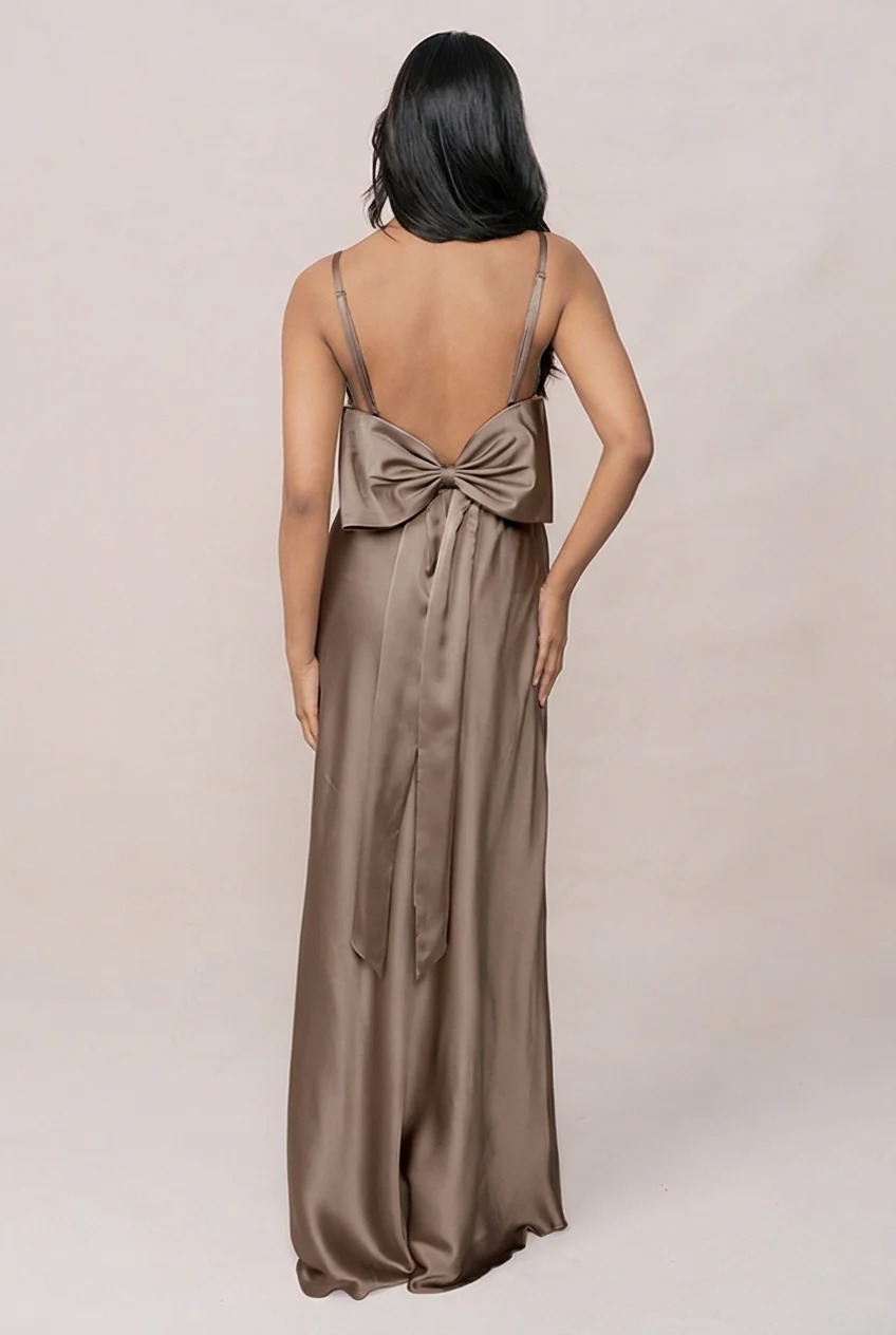Steph Satin Dress | Made To Order - Image 178