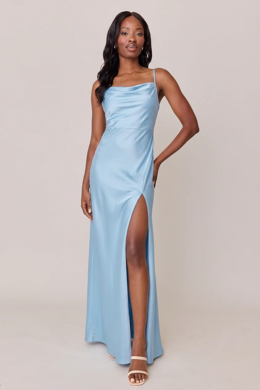Steph Satin Dress | Made To Order - Image 182