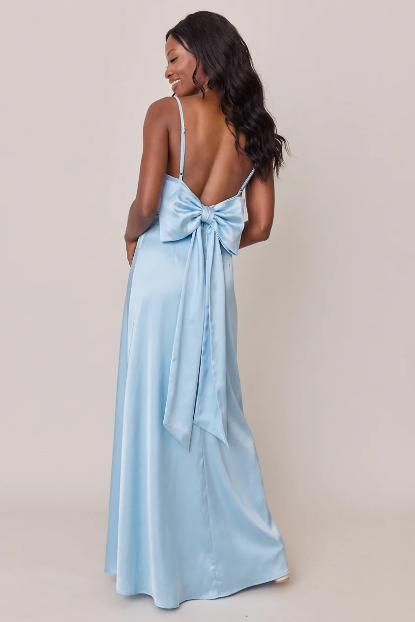 Steph Satin Dress | Made To Order - Image 183