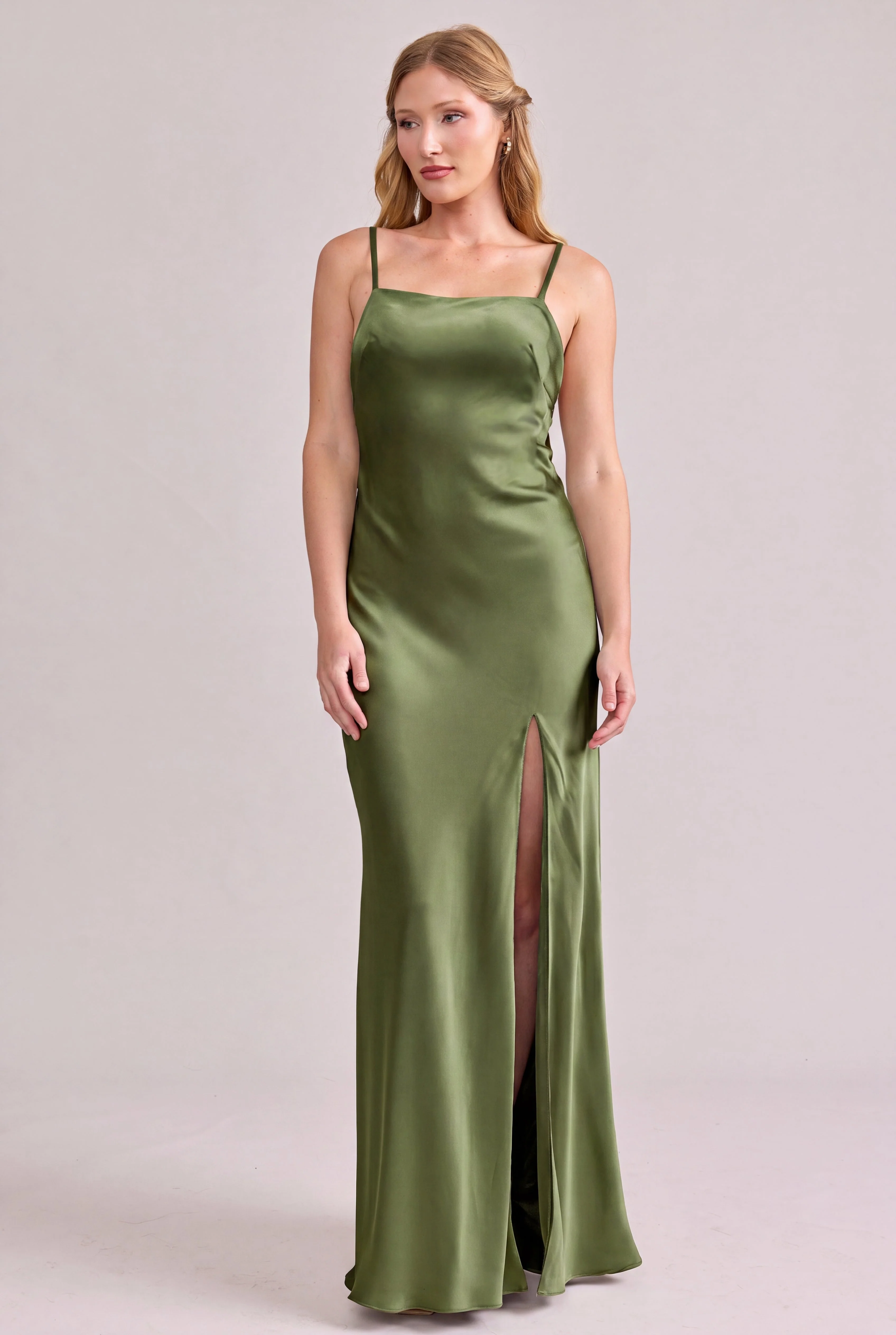 Steph Satin Dress | Made To Order - Image 185
