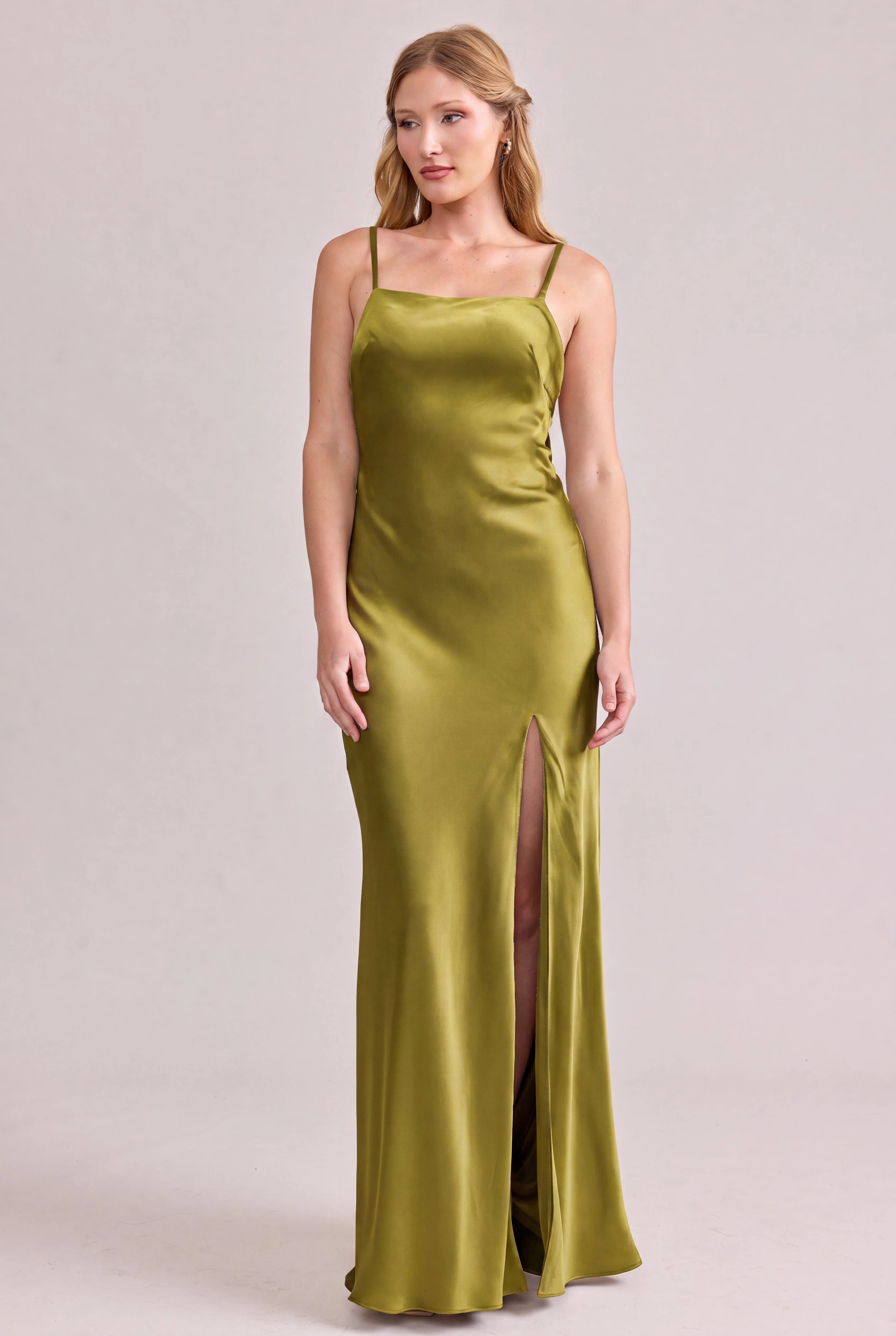 Steph Satin Dress | Made To Order - Image 187