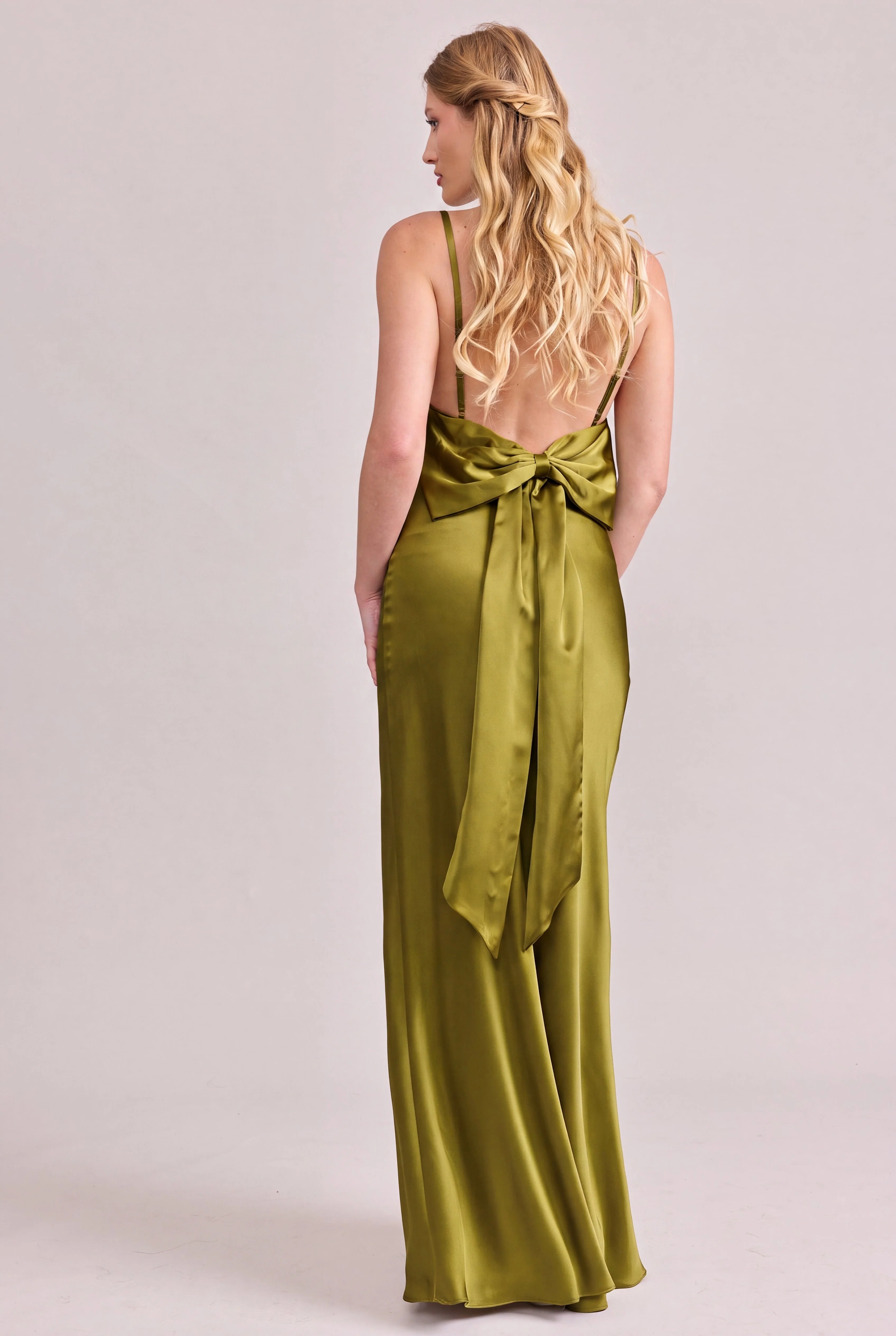 Steph Satin Dress | Made To Order - Image 189