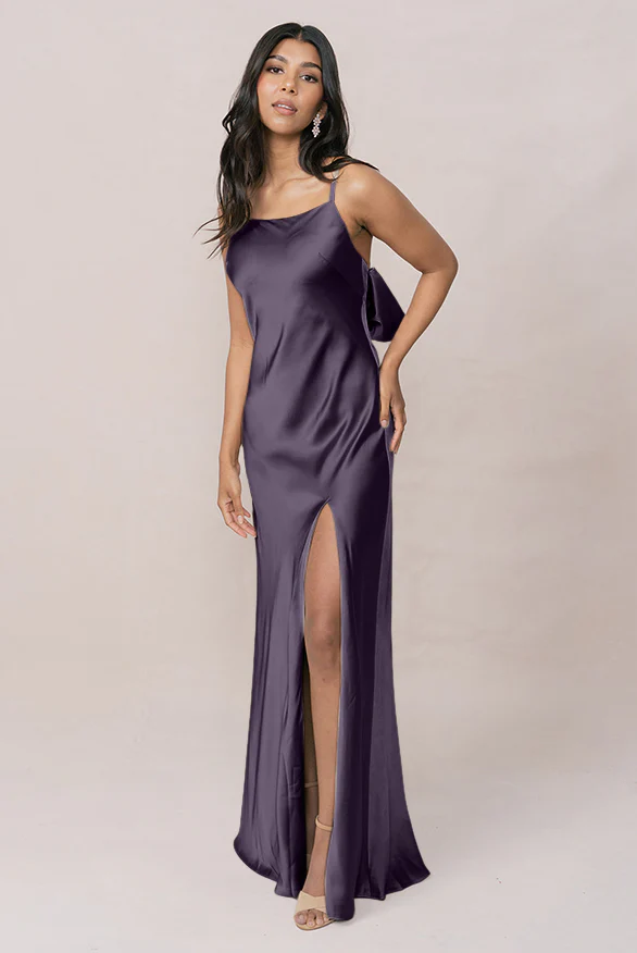 Steph Satin Dress | Made To Order - Image 31