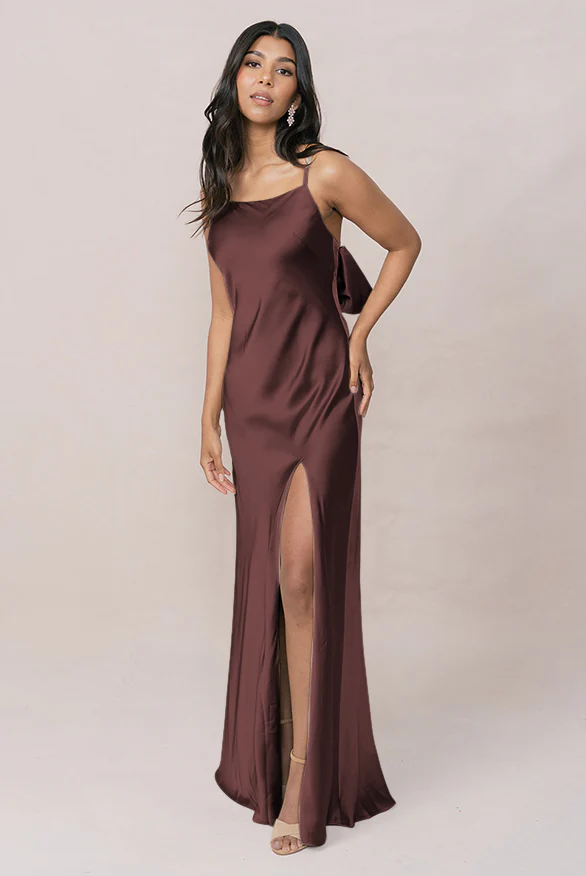 Steph Satin Dress | Made To Order - Image 55