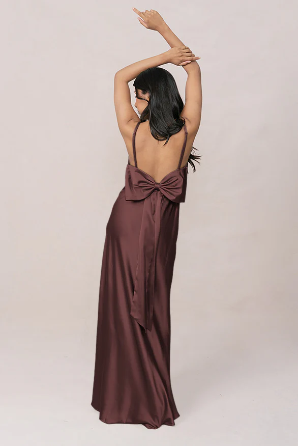 Steph Satin Dress | Made To Order - Image 56