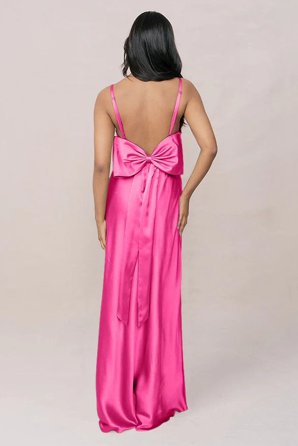 Steph Satin Dress | Made To Order - Image 58