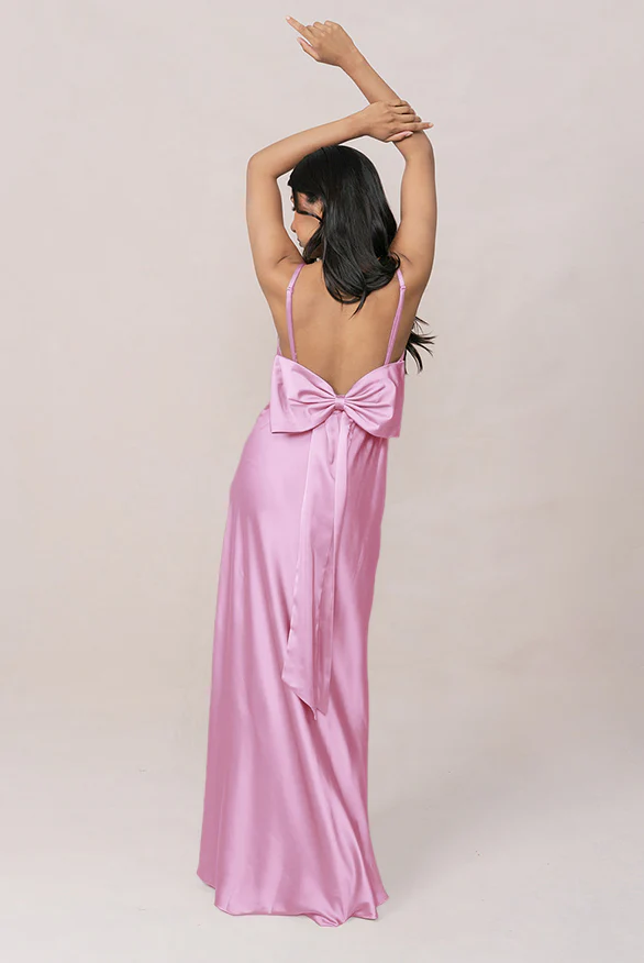 Steph Satin Dress | Made To Order - Image 60