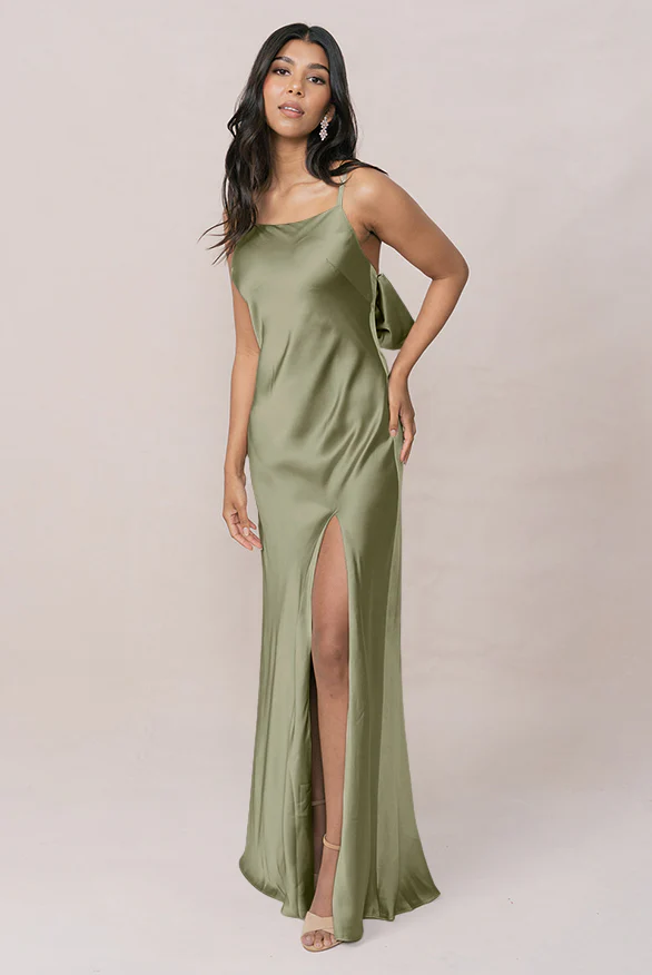 Steph Satin Dress | Made To Order - Image 61