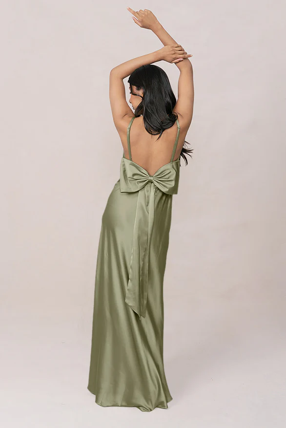 Steph Satin Dress | Made To Order - Image 62