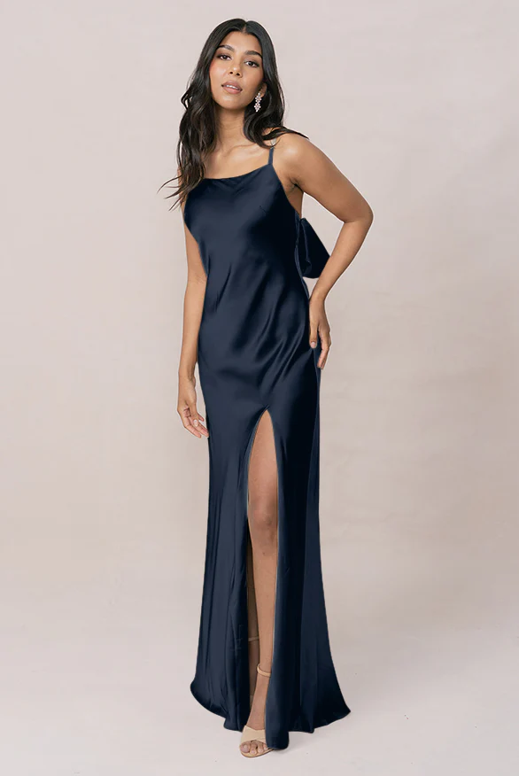 Steph Satin Dress | Made To Order - Image 63