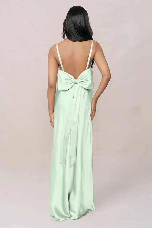 Steph Satin Dress | Made To Order - Image 70