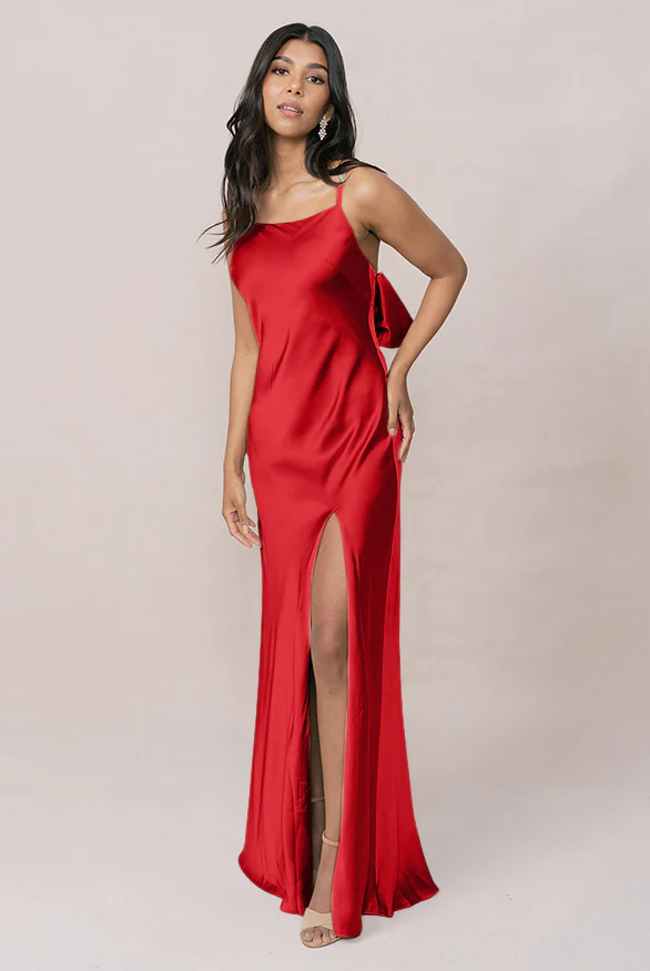 Steph Satin Dress | Made To Order - Image 71
