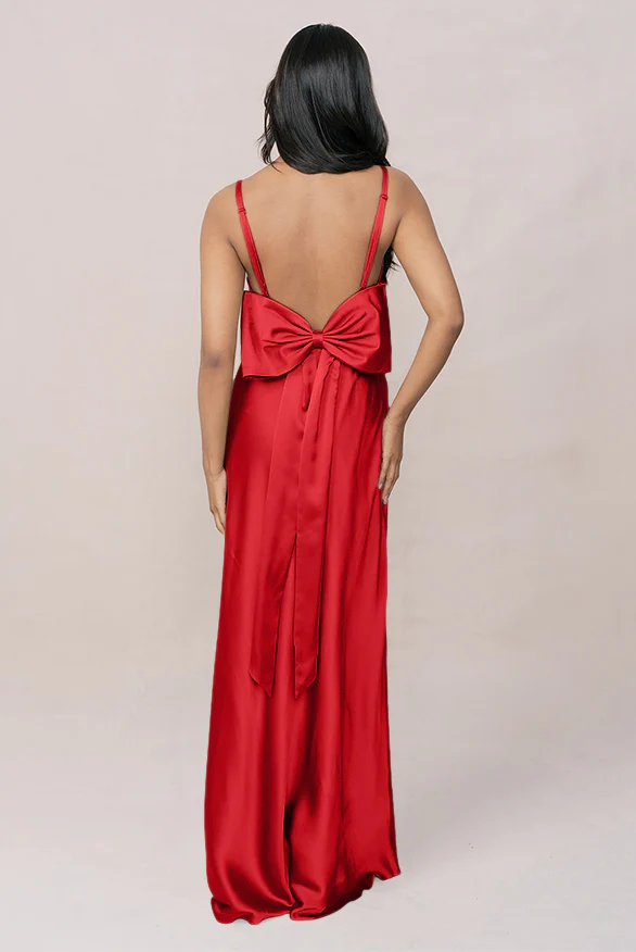 Steph Satin Dress | Made To Order - Image 72