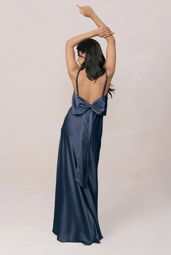 Steph Satin Dress | Made To Order - Image 74