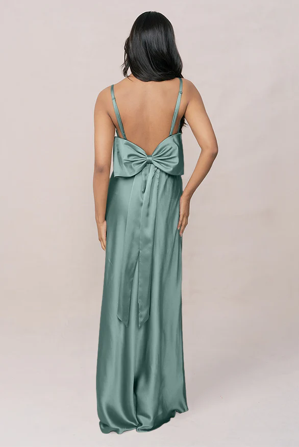 Steph Satin Dress | Made To Order - Image 80