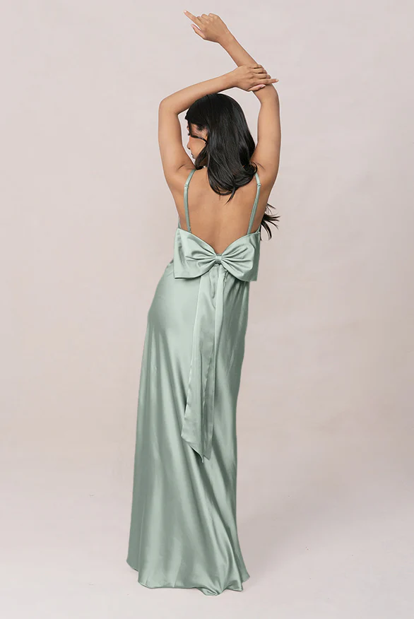 Steph Satin Dress | Made To Order - Image 86