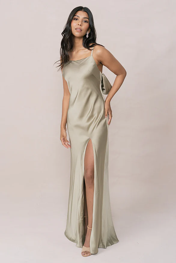 Steph Satin Dress | Made To Order - Image 87