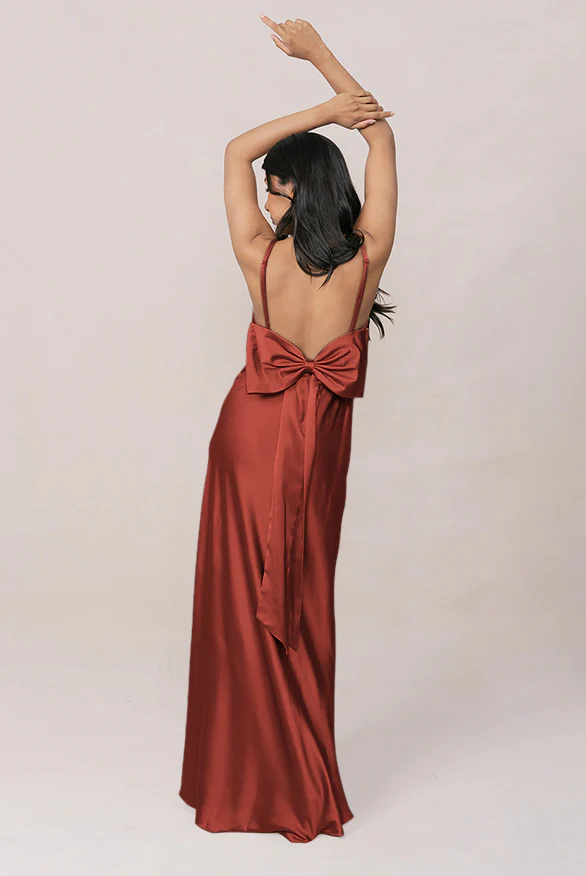 Steph Satin Dress | Made To Order - Image 98