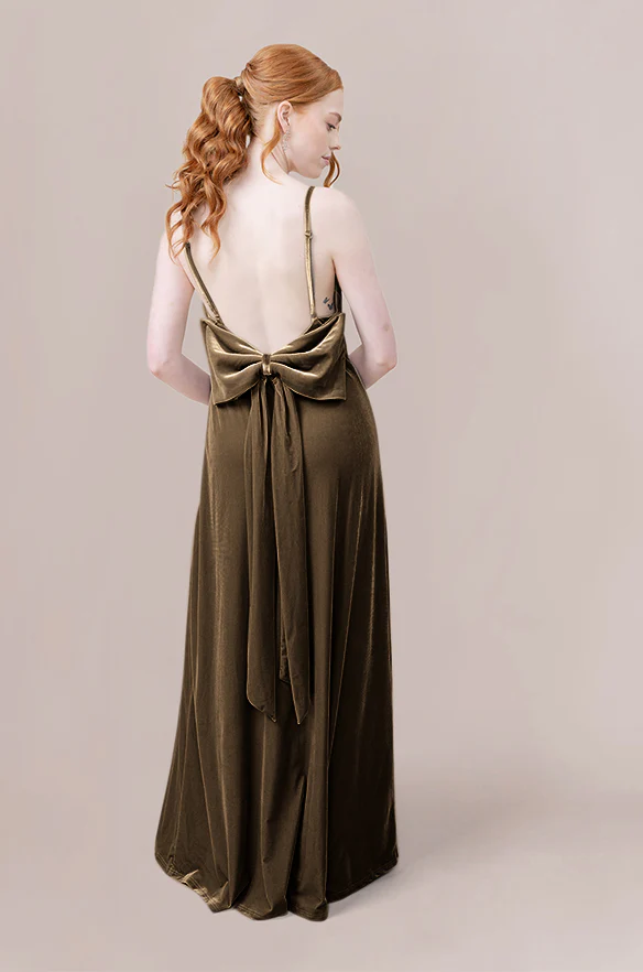 Steph Velvet Dress | Made To Order - Image 16
