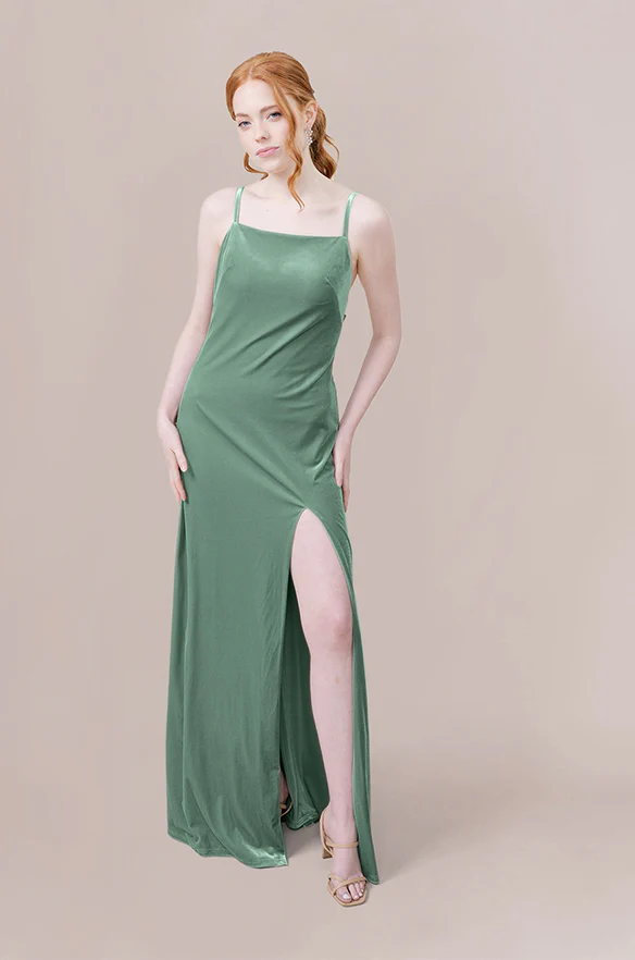 Steph Velvet Dress | Made To Order - Image 35