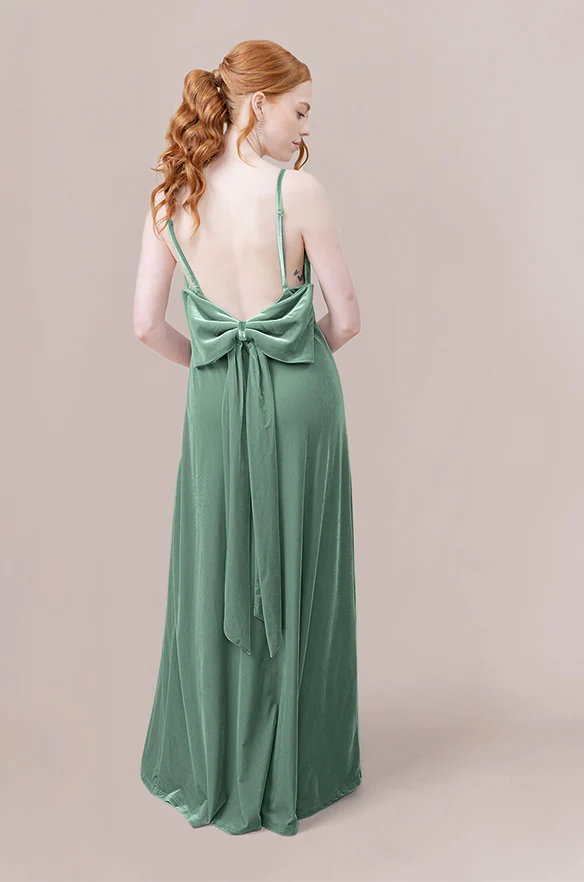Steph Velvet Dress | Made To Order - Image 36