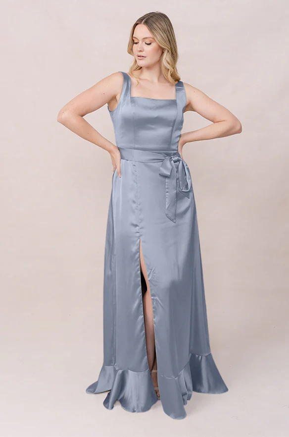 Stevie Satin Dress | Made To Order - Image 106
