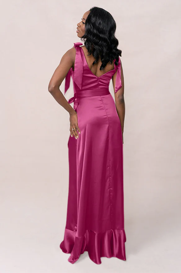 Stevie Satin Dress | Made To Order - Image 110
