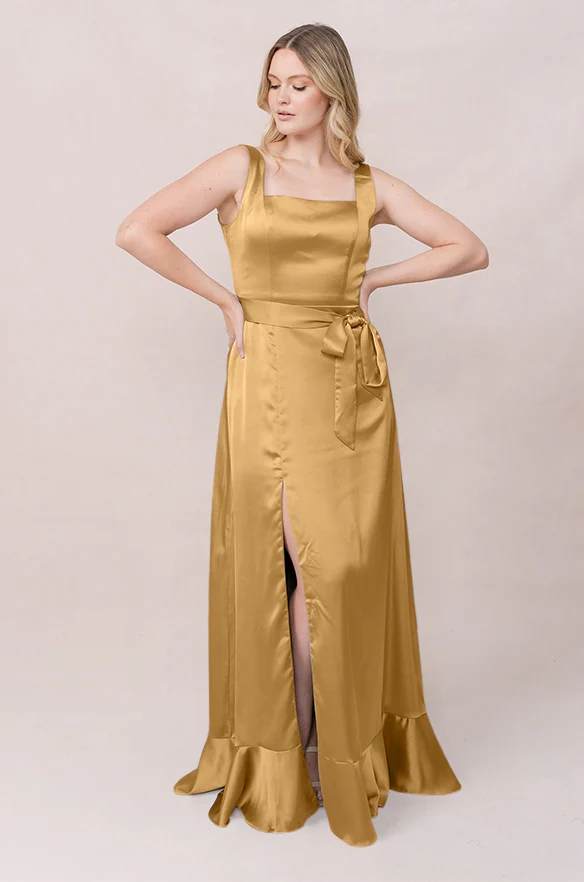 Stevie Satin Dress | Made To Order - Image 113