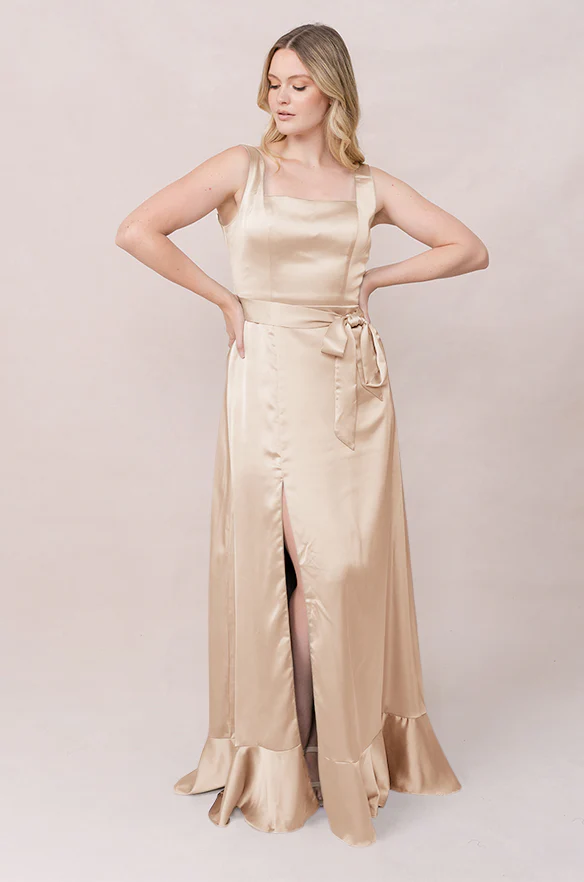 Stevie Satin Dress | Made To Order - Image 117