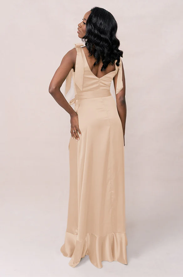 Stevie Satin Dress | Made To Order - Image 121