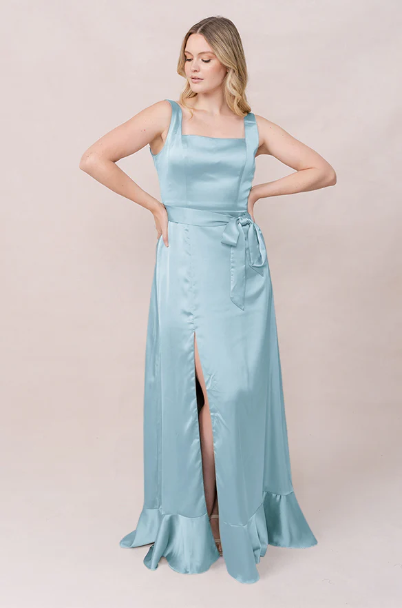 Stevie Satin Dress | Made To Order - Image 132