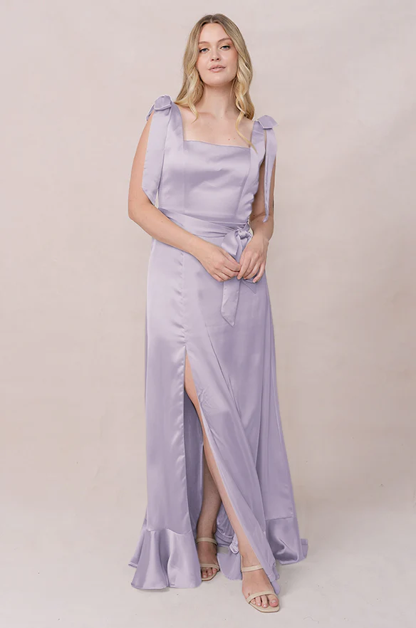 Stevie Satin Dress | Made To Order - Image 135