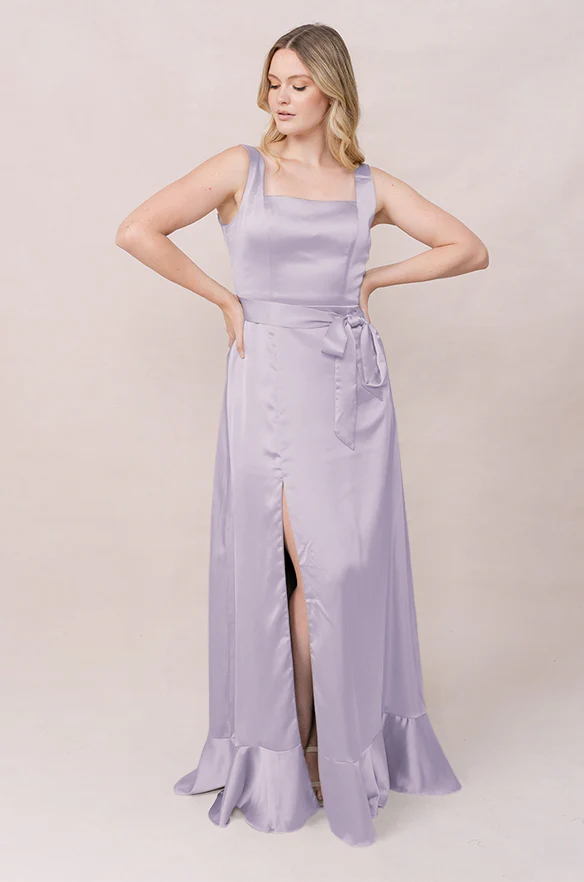 Stevie Satin Dress | Made To Order - Image 136