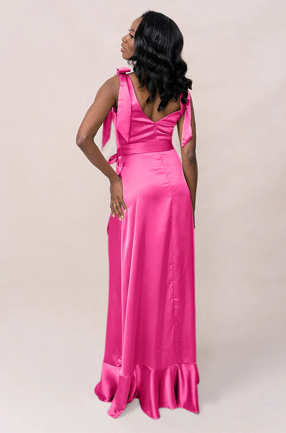 Stevie Satin Dress | Made To Order - Image 146