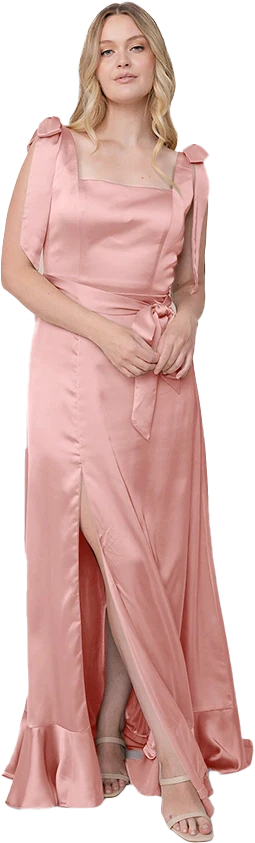Stevie Satin Dress | Made To Order - Image 15